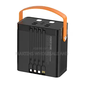 High-Capacity, Heavy-Duty Portable Power Banks Featuring Built-in Char