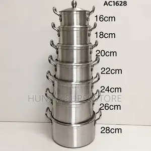 7pcs (SMP) Quality Aluminium Pot