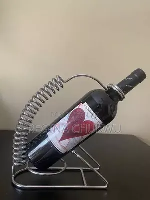 Stainless Server Wine Holder /