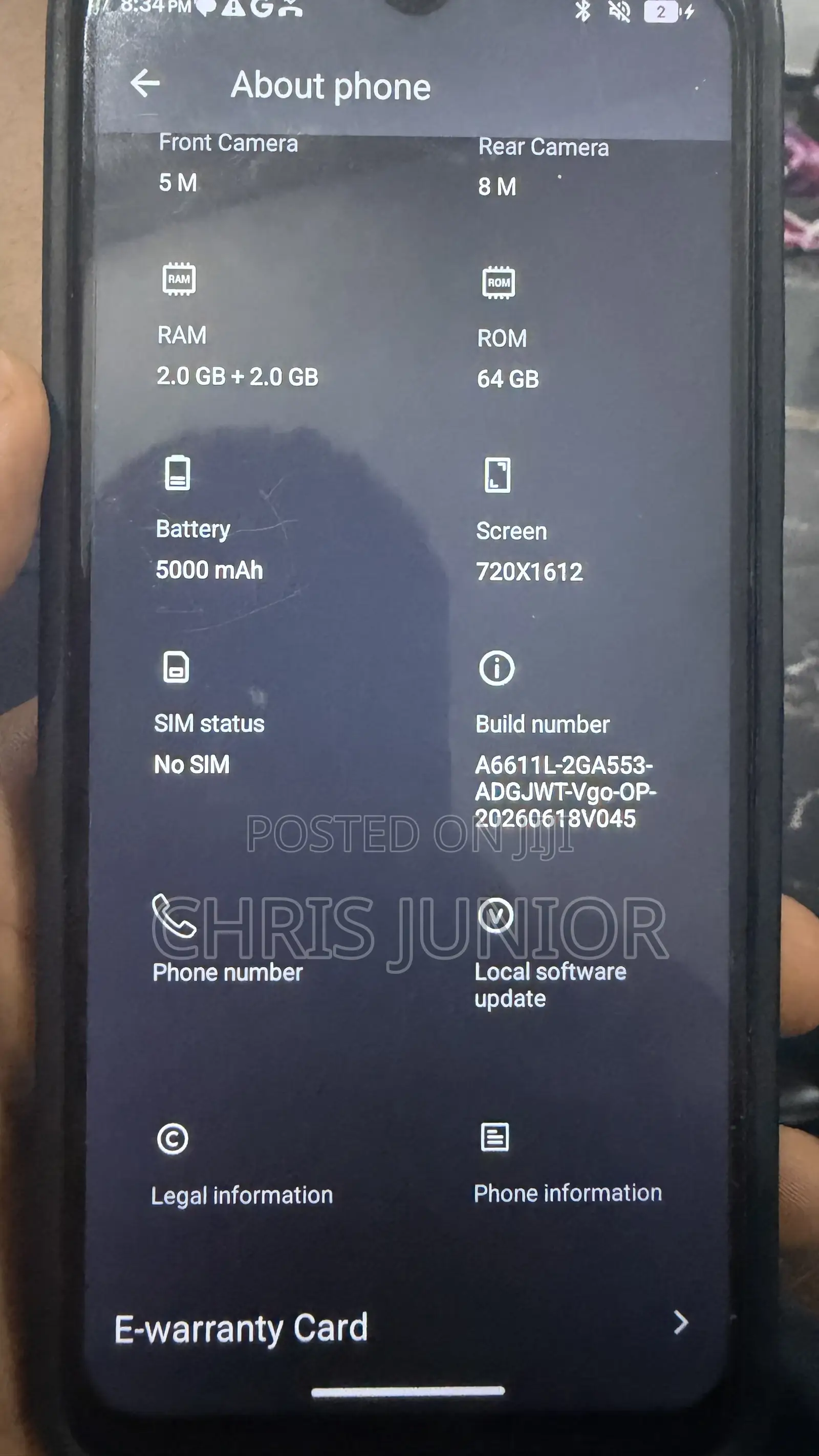 Itel A100C 64 GB Black