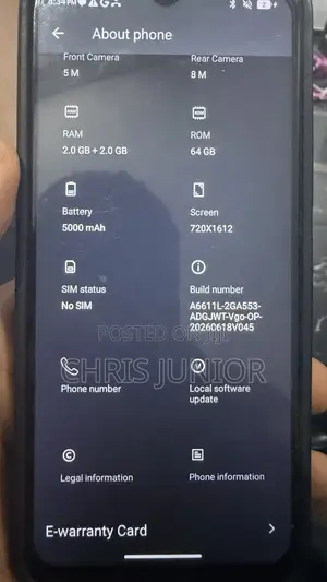Itel A100C 64 GB Black