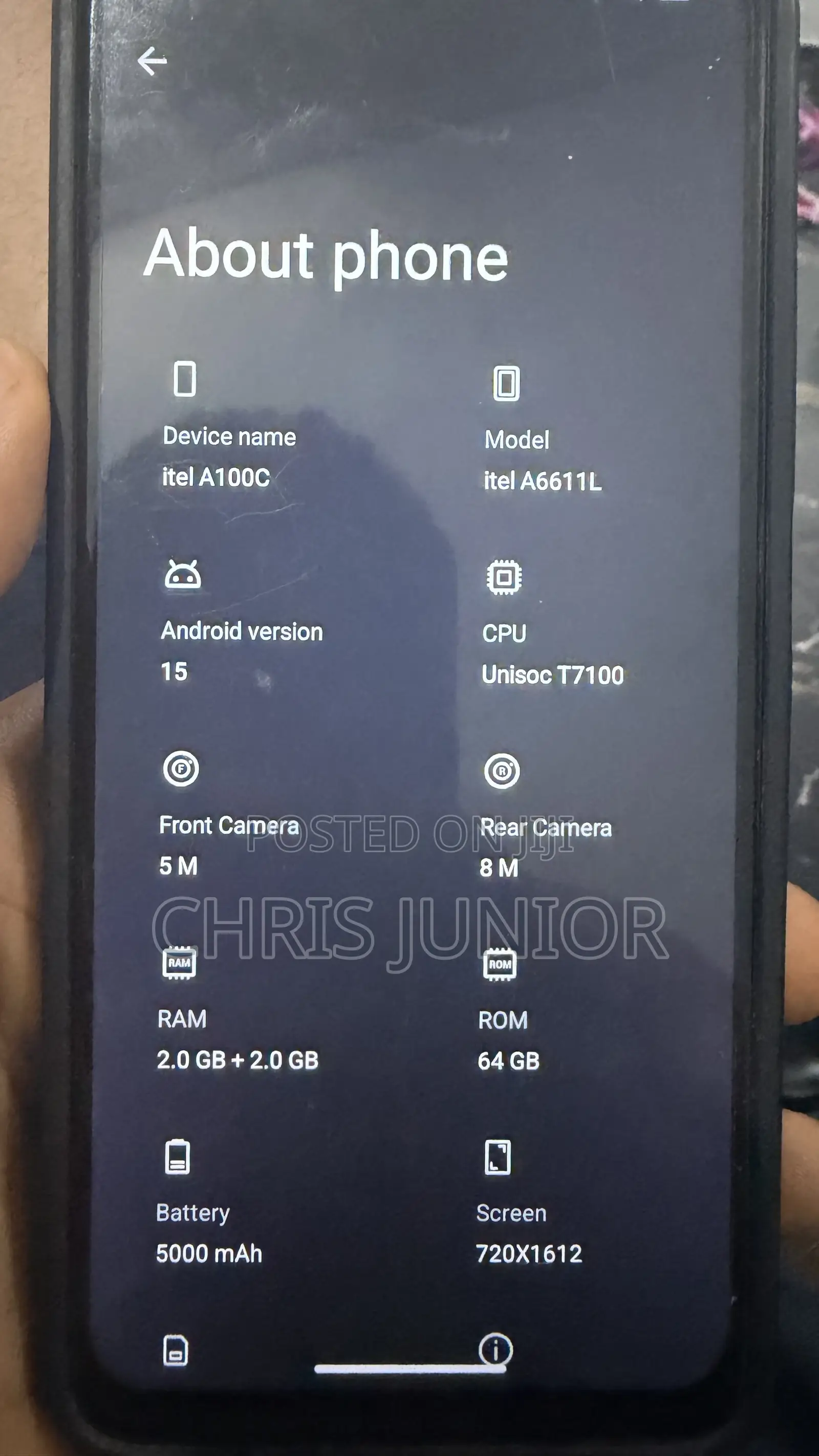 Itel A100C 64 GB Black
