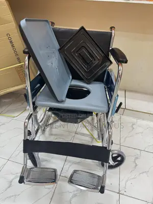 Brand New Stainless Commode Wheelchair