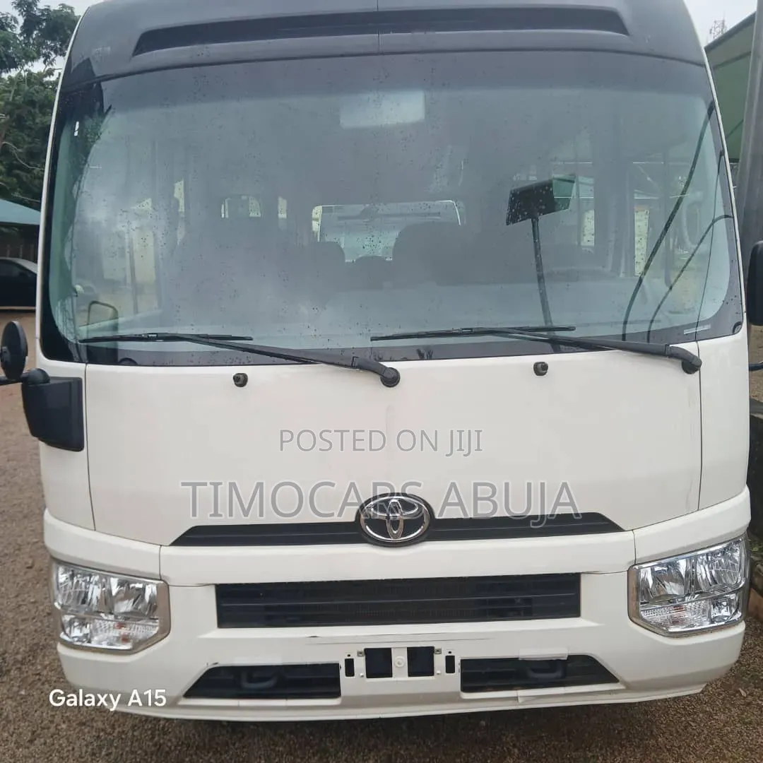 New Toyota Coaster 2025 White