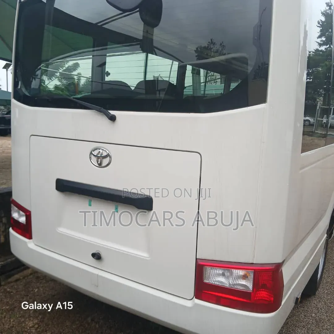 New Toyota Coaster 2025 White