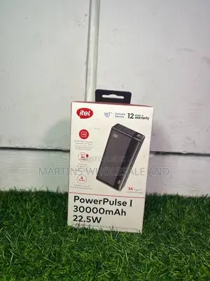Itel PowerPulse Series A1480 30000mAh 22.5W Power Bank.