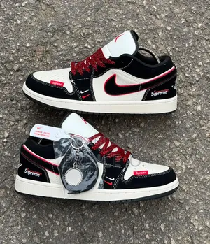 Nike Air Jordan 1 Low Utility “White/Black/Gym Red Sneakers