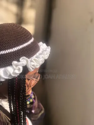 Crochet Ruffle Cap