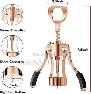 Big Rose-Gold Box Wine Opener Set