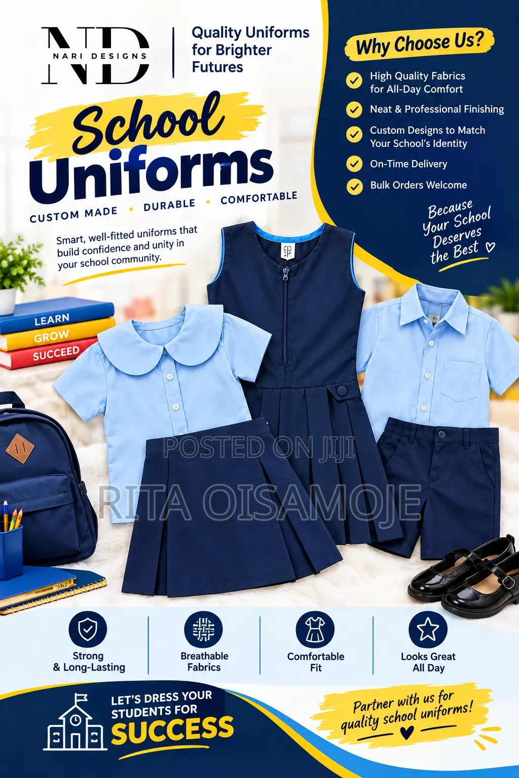 Custom- Made School Uniforms