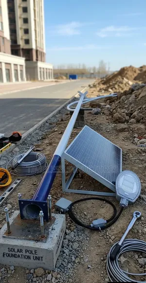 Hex Solar Poles