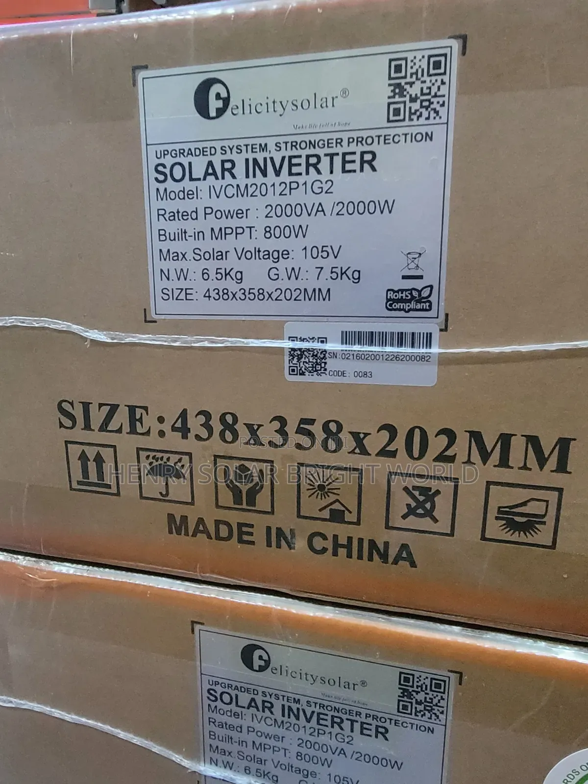 Felicity 2kva 12v Hibrid Inverter