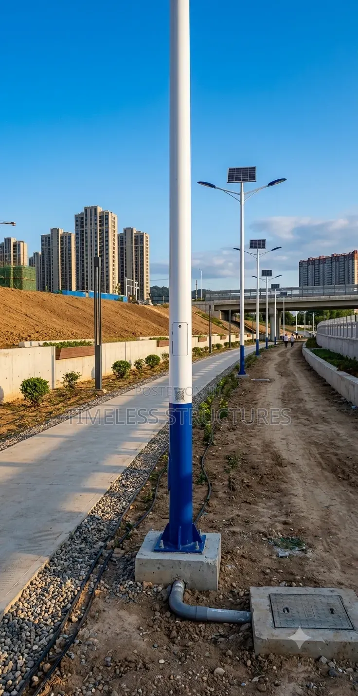 Solar Beam Poles