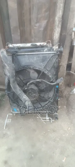 This Is Hyundai Sonata 2009 Radiator and AC Condenser and Fan