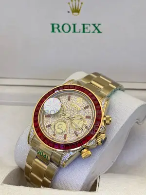 Rolex Silver Chain Wrist Watch 