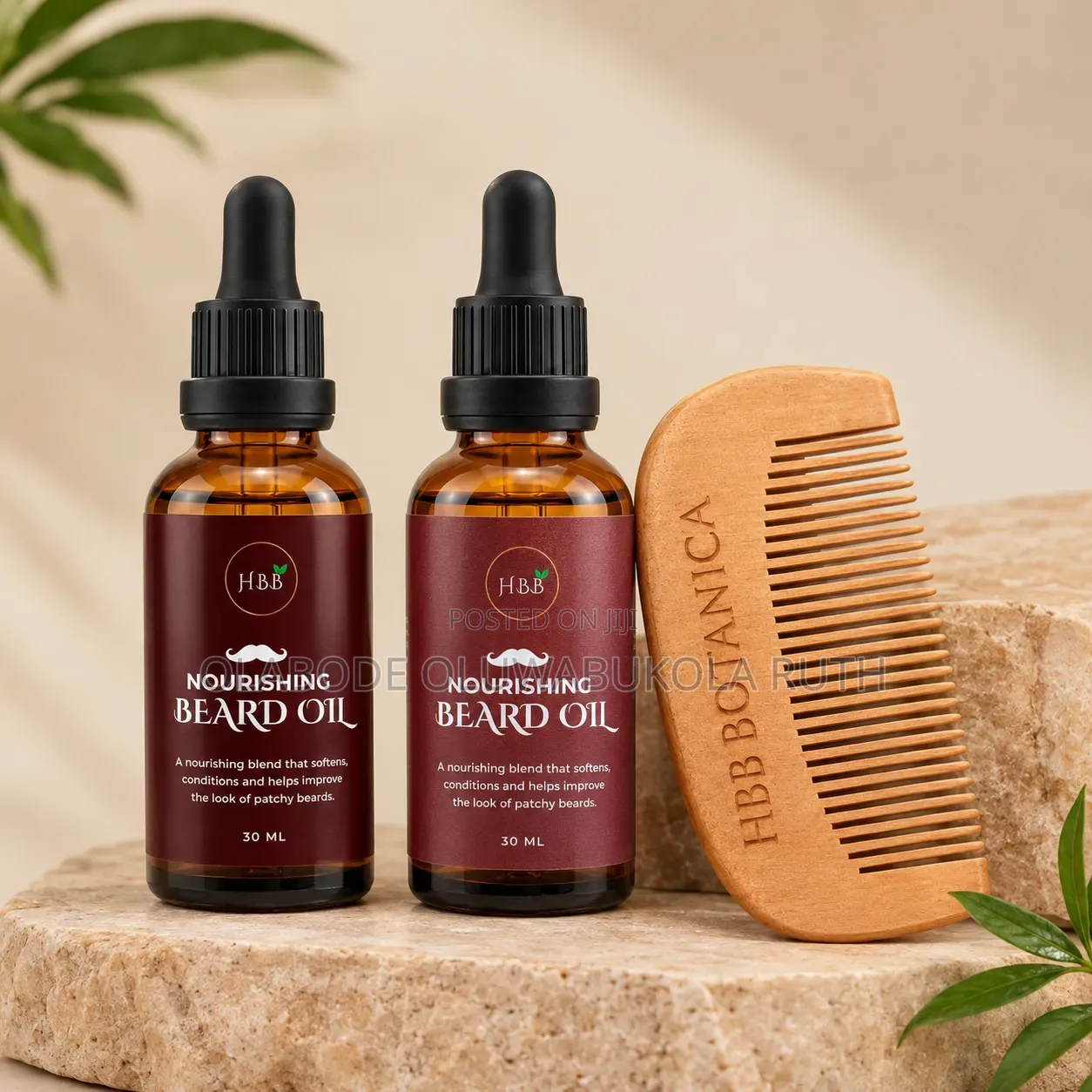 Beard Oil and Beard Comb Combo in Ibadan