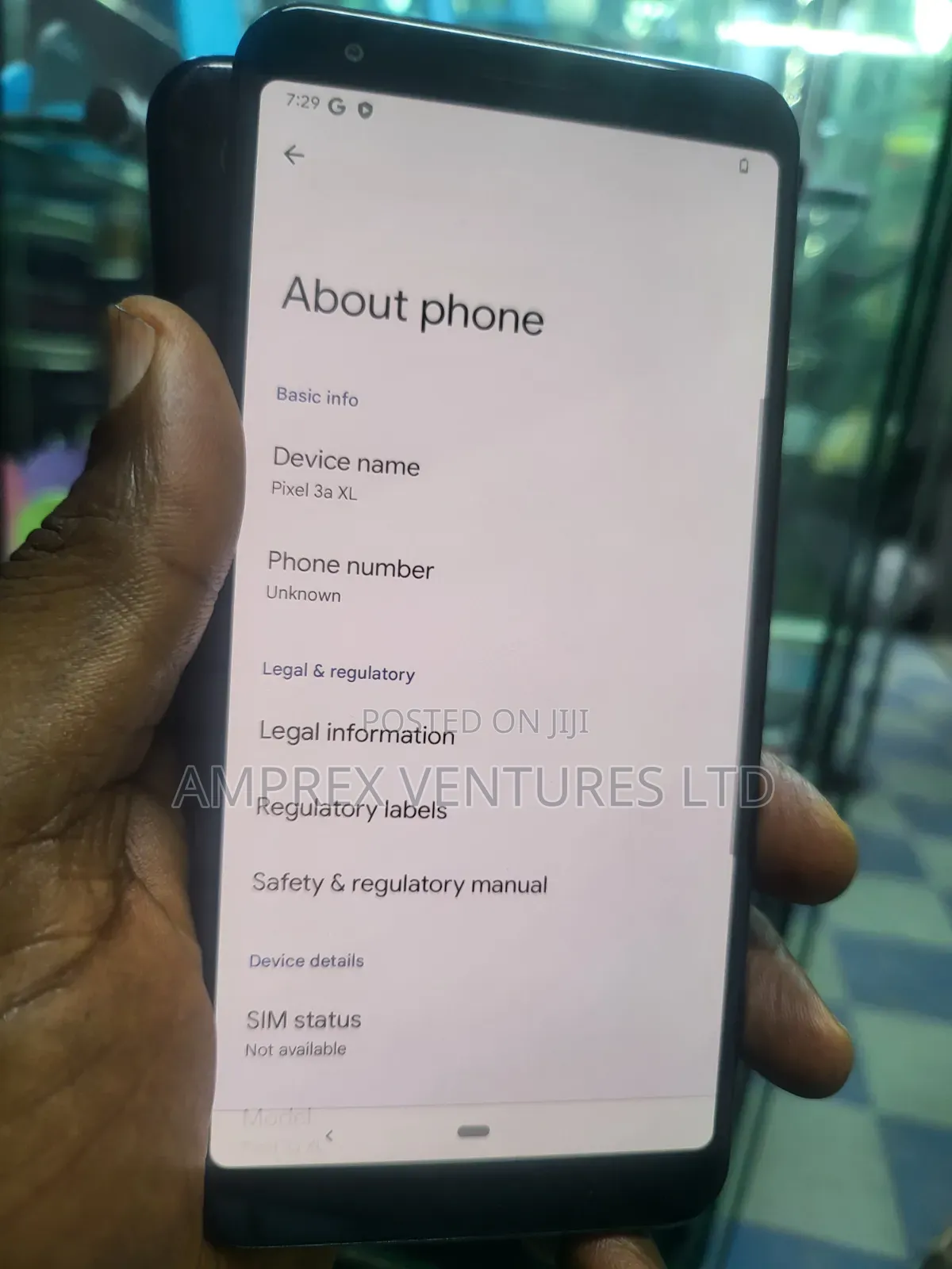 Google Pixel 3a XL 64 GB Black