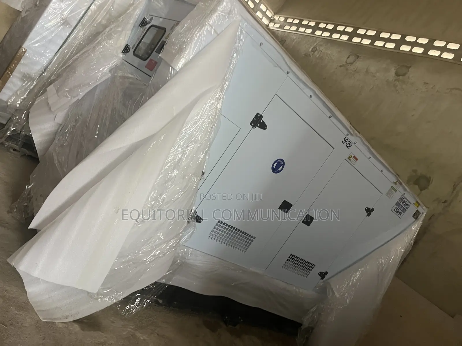 250KVA Perkins Enclosed Backup Generator