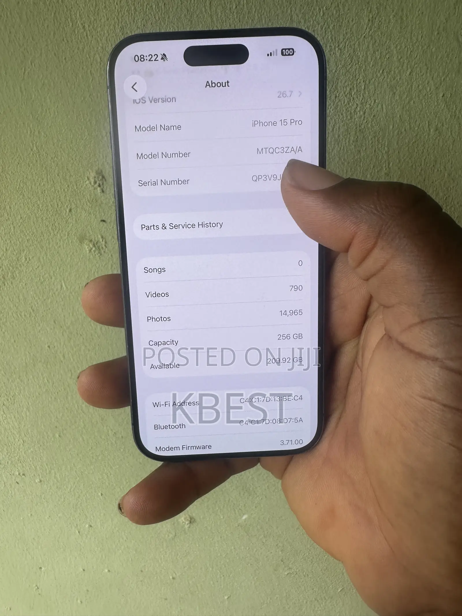 Apple iPhone 15 Pro 256 GB Blue