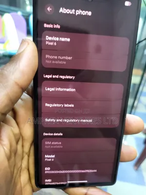 Google Pixel 6 128 GB Black