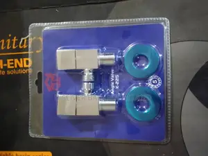 Double Angle Valve for Toilet Basin - With Cover