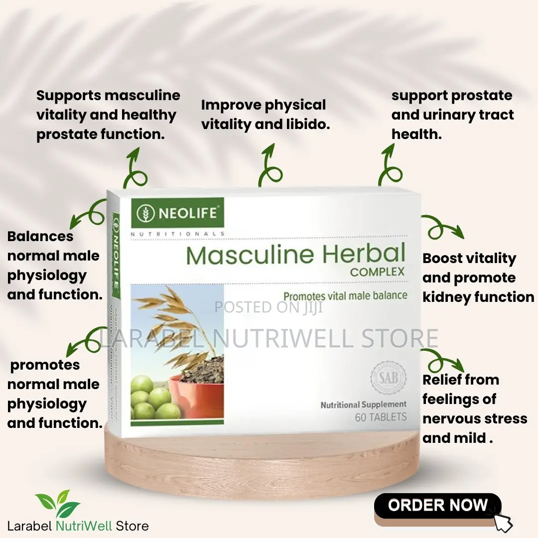 Masculine Herbal Complex - 60 Tablets (Single)