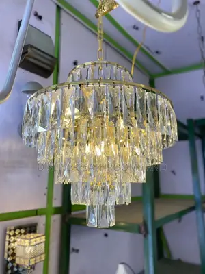 4-Tier Luxury Crystal Chandelier Light - For Parlour, Dining