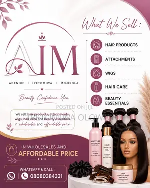 Welcome to AIM HAIR Products Please Do Well and Patronize Me