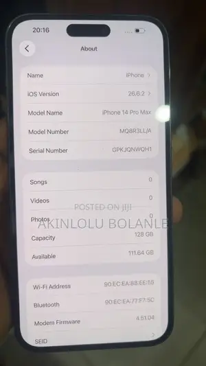 Apple iPhone 14 Pro Max 128 GB Purple