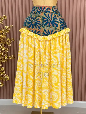 Adire Mix Match Skirt