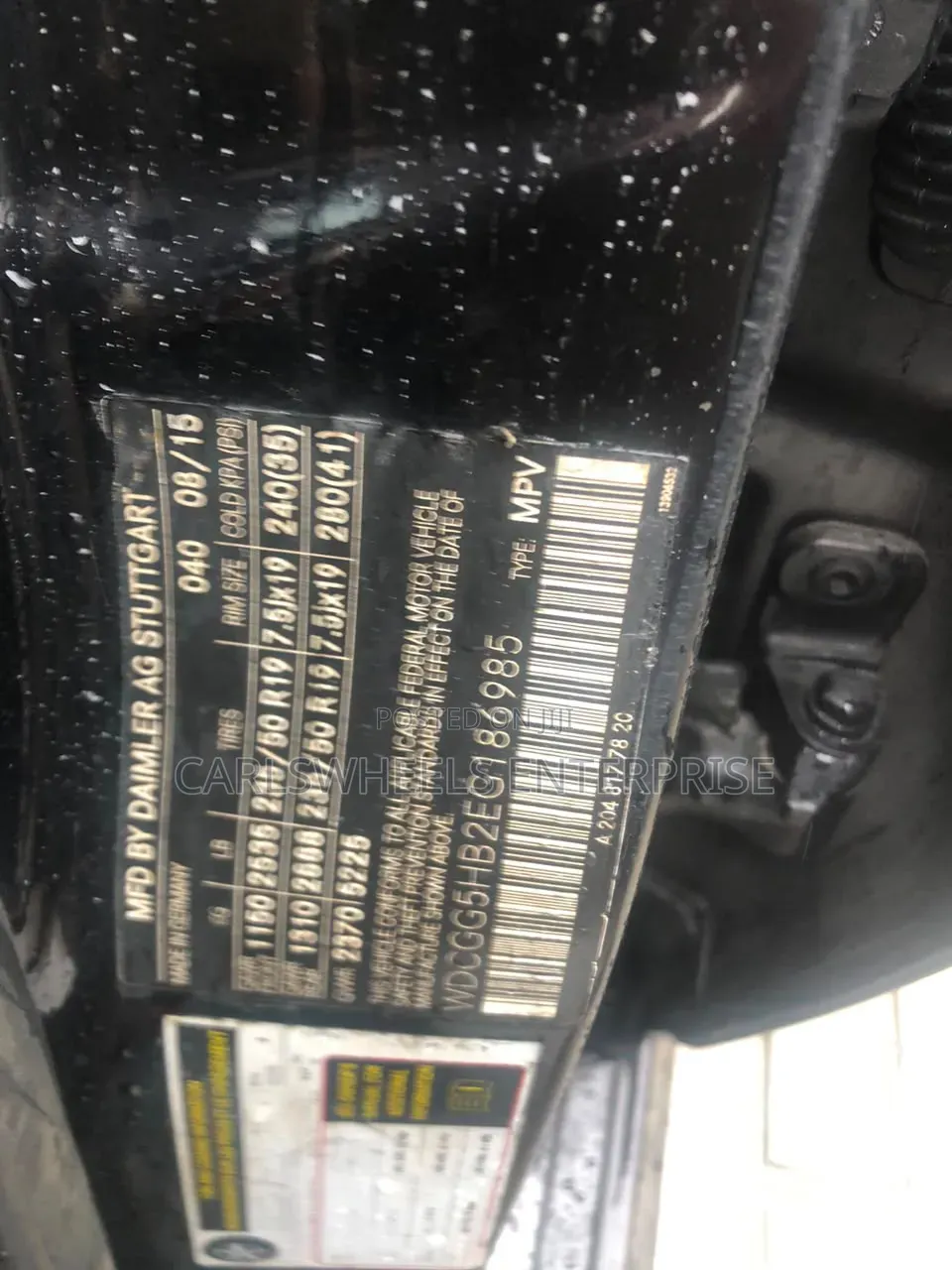 Mercedes-Benz GLK-Class 2015 Black