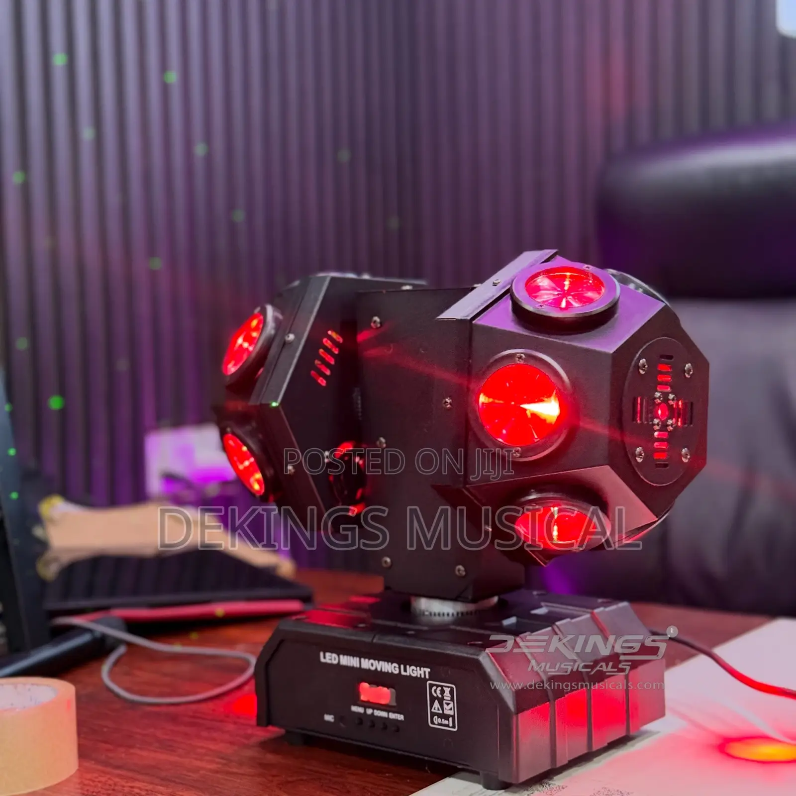Club Light 12 Led Bulbs With Laser