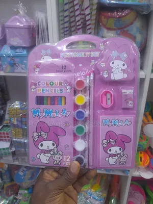 Cute Sanrio My Melody Kids Stationery Art Gift Set-12 PCS School Kit