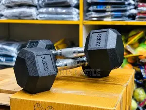 A Pair of 7.5KG Hex Dumbbell (2pcs)