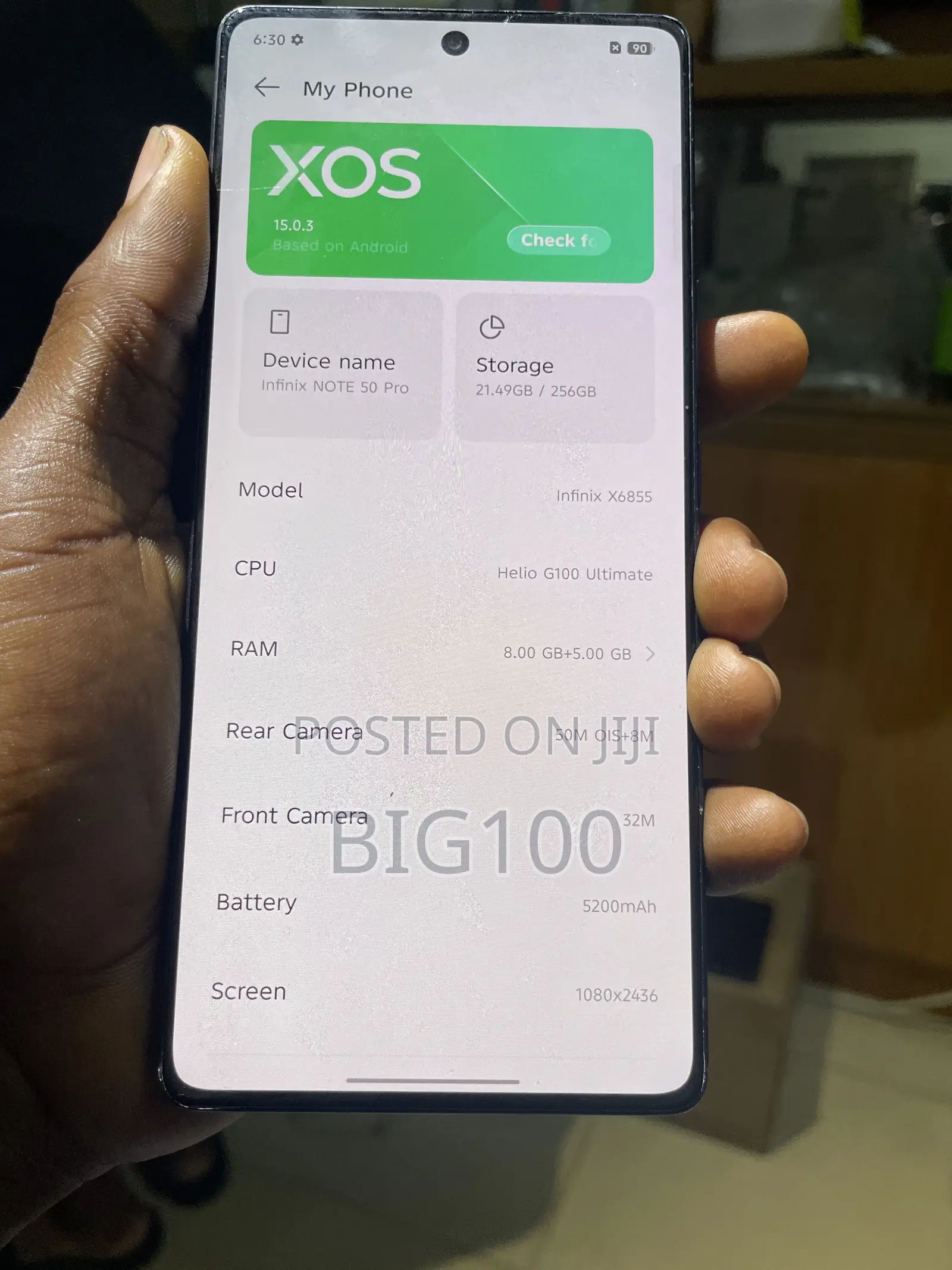 Infinix Note 50 Pro 256 GB Blue