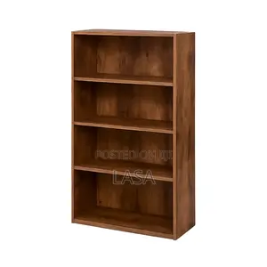 Lazava Rustic Wooden Bookshelf