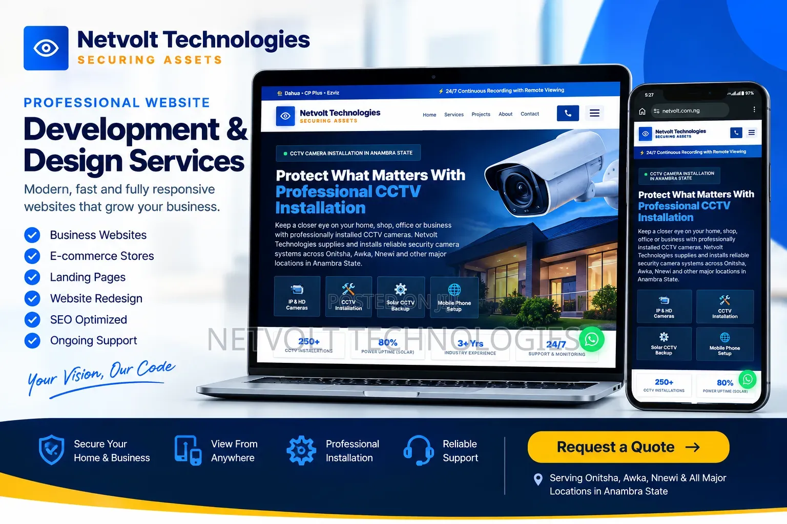Business Website Design Development in Nigeria