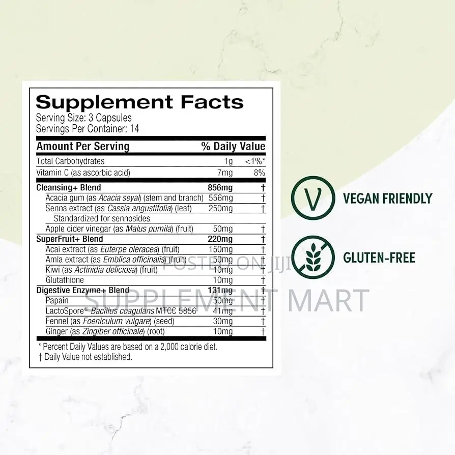 7-Day Cleanse POWERED BY SENNAA X 42 Capsules