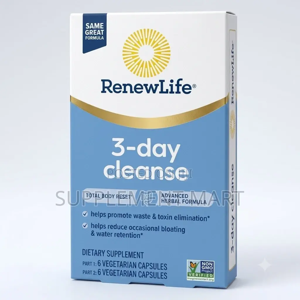 3-Day Cleanse - Total Body Reset - Advanced Herbal Formula Capsules