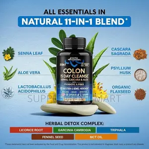 11-in-1 Colon 15 Day Cleanse - DIGESTION BOWEL MOVEMENT