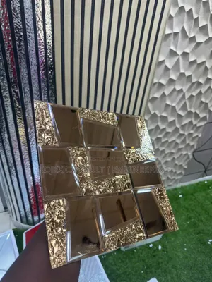 Mosaic Adhesive Wall Mirror Available Now.