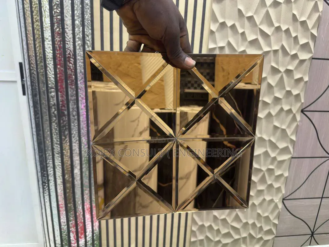 Mosaic Adhesive Wall Mirror Available Now.