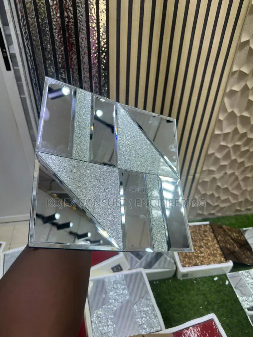Mosaic Adhesive Wall Mirror Available Now.