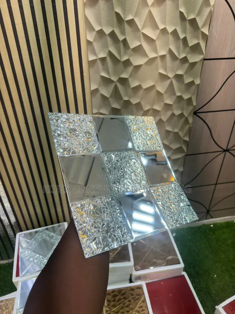 Mosaic Adhesive Wall Mirror Available Now.