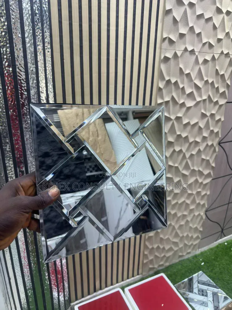 Mosaic Adhesive Wall Mirror Available Now.