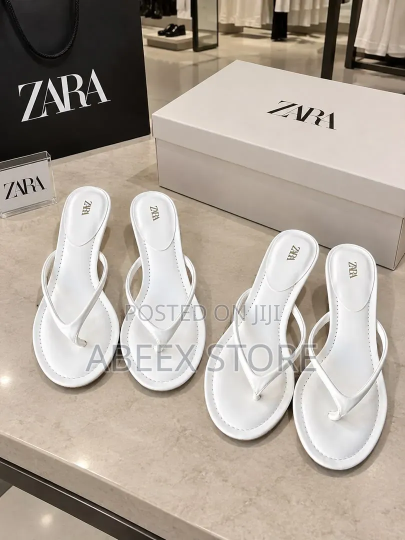 Zara Comfy Slippers Kitten Heel