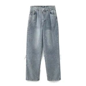 Paint-Splatter Boyfriend Jeans