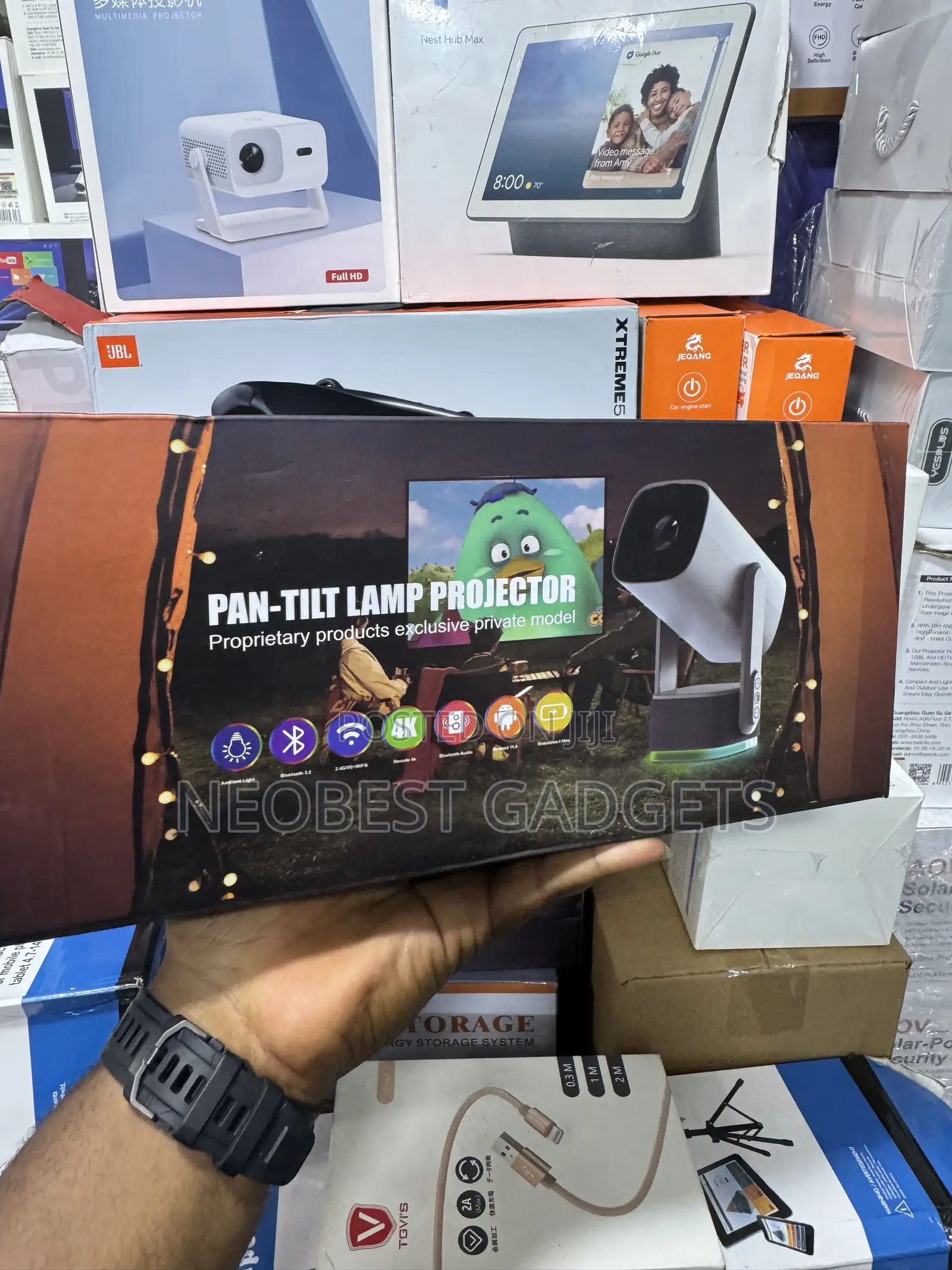 Pan Tilt Lamp Projector