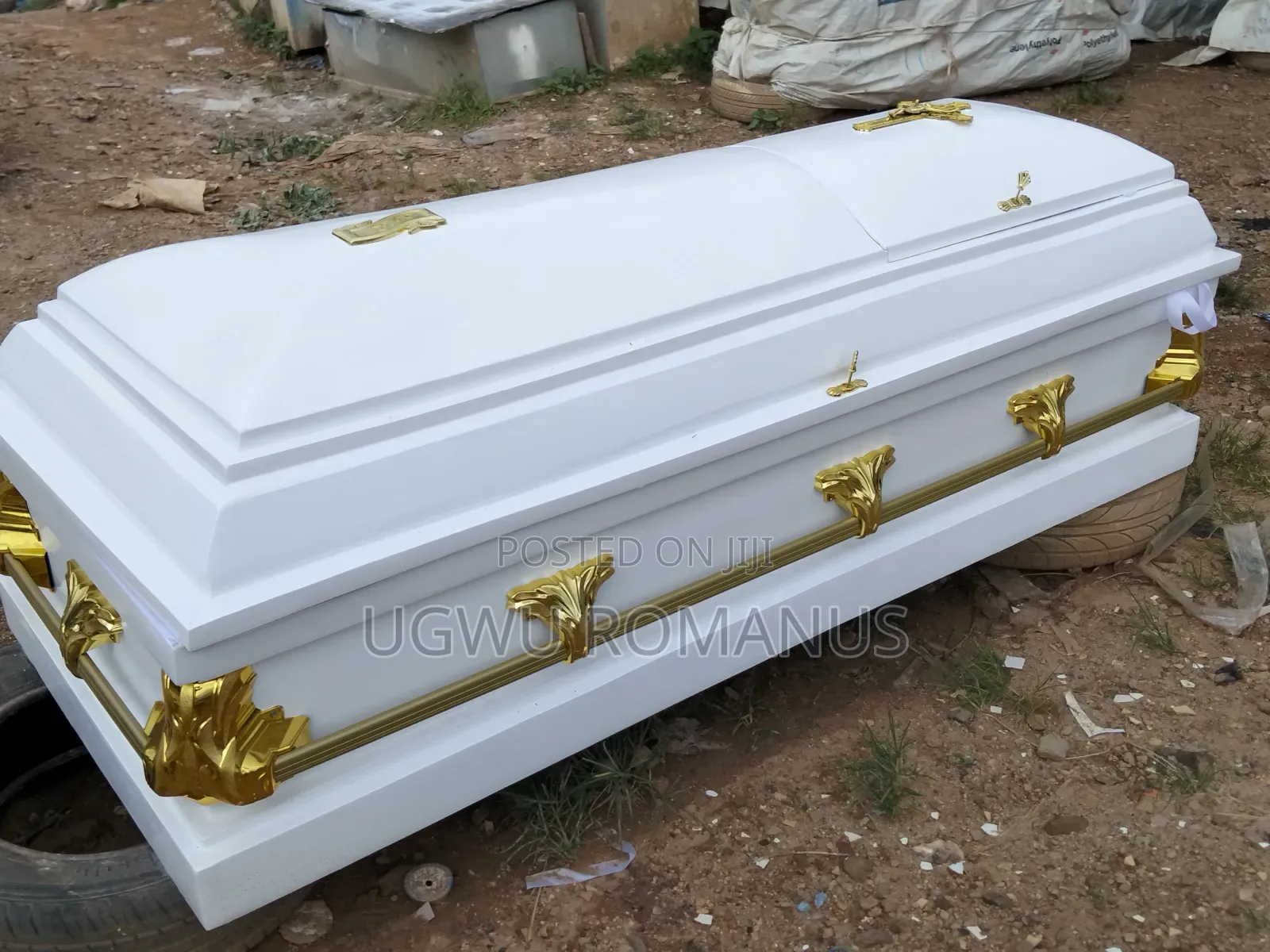 Standard White Casket