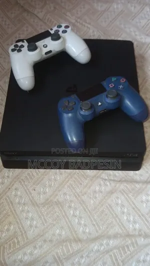 PS4 Console + 2 Pads + 10 Games + Complete Cords – Full Gaming Bundle